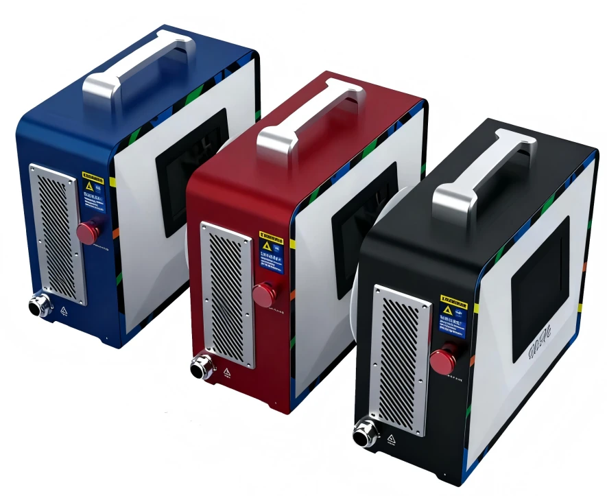 Portable Laser Spot Welding Machine Air Cooling 600W QCW Handheld Laser Welder Cutter Machine For Metal Sheets factory
